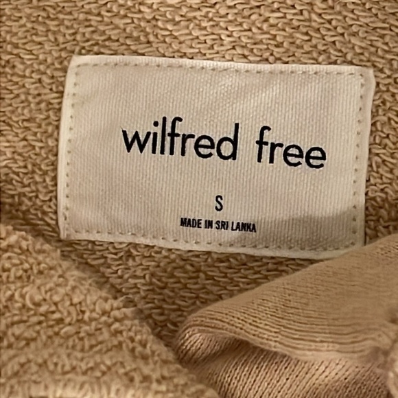 Aritzia Wilfred Free 100% Organic Cotton The Ganna Shaket, tan , oversized S - Picture 4 of 13